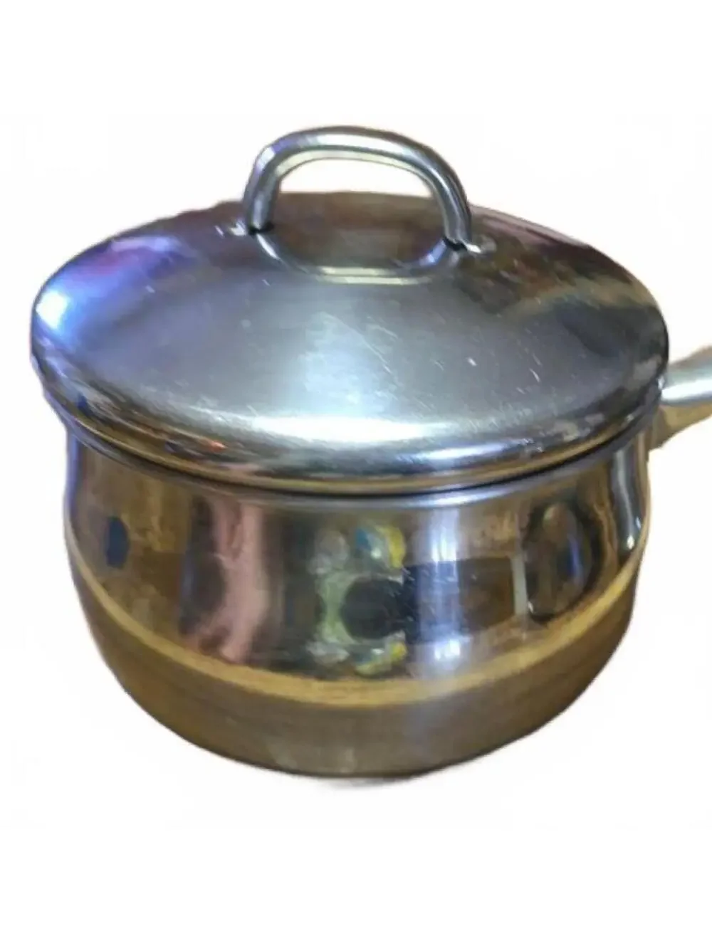 Vintage Tools of the Trade 1.5 Qt Stainless Steel Saucepan Cookware Pot With Lid